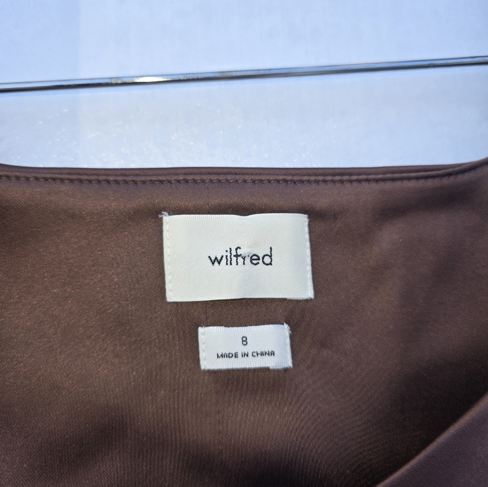 Wilfred Shine Satin Dress - Picture 8 of 9